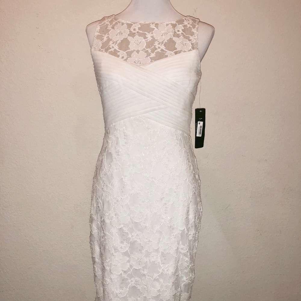 NWT Ralph Lauren White Lace Dress